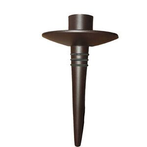 Bottelabra Taper Candle Wine Bottle Stopper Holder Bronze Finish